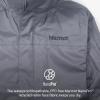 MARMOT Men’s Precip Eco Waterproof Rain Jacket – 100% Recycled, Breathable, Lightweight, Packable Raincoat(Steel Onyx – Latest Collection)