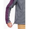 MARMOT Men’s Precip Eco Waterproof Rain Jacket – 100% Recycled, Breathable, Lightweight, Packable Raincoat(Steel Onyx/Purple Fig)
