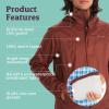 MARMOT Men’s Precip Eco Waterproof Rain Jacket – 100% Recycled, Breathable, Lightweight, Packable Raincoat(Whiskey Brown)