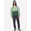 MARMOT Men’s Retro Rocklin 1/2 Fleece Jacket, Agate Green/Juniper Green, Medium