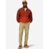 MARMOT Men’s Retro Rocklin 1/2 Fleece Jacket, Pecan/Sumac, Small
