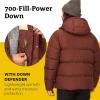 MARMOT Men’s Stockholm 700 Fill Down Puffer with Hood(Chocolate)