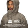 MARMOT Men’s Stockholm 700 Fill Down Puffer with Hood(Claystone – Latest Collection)