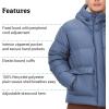 MARMOT Men’s Stockholm 700 Fill Down Puffer with Hood(Storm – Latest Collection)