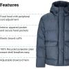 MARMOT Men’s Stockholm 700 Fill Down Puffer with Hood(Thunderhead – Latest Collection)