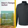 MARMOT Men’s Tempo Jacket – Breathable, Water-Resistant Softshell(Black)