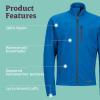 MARMOT Men’s Tempo Jacket – Breathable, Water-Resistant Softshell(Blue Sapphire)