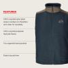 MARMOT Men’s Wanderer High Pile Fleece Vest(Thunderhead/Claystone)