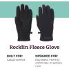 MARMOT Unisex Rocklin Fleece Cold-Weather Glove – Cozy, Warm Comfort with Touchscreen Compatible Fingertips