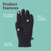 MARMOT Unisex Rocklin Fleece Cold-Weather Glove – Cozy, Warm Comfort with Touchscreen Compatible Fingertips