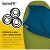 MARMOT Voyager 45° or 55° Mummy Sleeping Bags, Synthetic Spirafil Insulation for Camping & Backpacking(Cilantro)