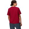 MARMOT Women’s Coastal Short-Sleeve T-Shirt – Screen Printed Graphic on Soft, Breathable, Eco-Friendly Cotton/Poly Blend(Red Mulberry)
