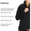 MARMOT Women’s Drop Line 1/2 Zip Pullover Jacket – Lightweight, Breathable 100-Weight Sweater Fleece(Black)