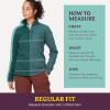 MARMOT Women’s Drop Line 1/2 Zip Pullover Jacket – Lightweight, Breathable 100-Weight Sweater Fleece(Blue Agave Nordic)