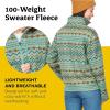 MARMOT Women’s Drop Line 1/2 Zip Pullover Jacket – Lightweight, Breathable 100-Weight Sweater Fleece(Blue Agave Nordic)