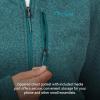 MARMOT Women’s Drop Line 1/2 Zip Pullover Jacket – Lightweight, Breathable 100-Weight Sweater Fleece(Dark Jungle)