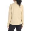MARMOT Women’s Drop Line 1/2 Zip Pullover Jacket – Lightweight, Breathable 100-Weight Sweater Fleece(Light Oak)