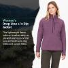 MARMOT Women’s Drop Line 1/2 Zip Pullover Jacket – Lightweight, Breathable 100-Weight Sweater Fleece(Purple Fig)