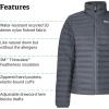 MARMOT Women’s Echo Featherless Jacket – Lightweight, Down-Alternative Insulated Jacket(Steel Onyx)