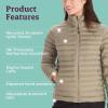 MARMOT Women’s Echo Featherless Jacket – Lightweight, Down-Alternative Insulated Jacket(Vetiver)