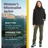 MARMOT Women’s GORE-TEX Minimalist Rain Jacket – Packable, Breathable, Durable Wind & Water Protection(Black)