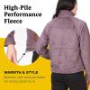 MARMOT Women’s Homestead Full-Zip Jacket – Blanket-Soft High-Pile Sherpa Fleece(Hazy Purple)