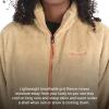 MARMOT Women’s Homestead Full-Zip Jacket – Blanket-Soft High-Pile Sherpa Fleece(Light Oak)