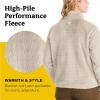MARMOT Women’s Homestead Full-Zip Jacket – Blanket-Soft High-Pile Sherpa Fleece(Sandbar)