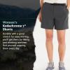 MARMOT Women’s Kodachrome 7″ Shorts – Lightweight, Breathable, Water-Repellant Quick-Drying Stretch with UPF Protection(Dark Steel)