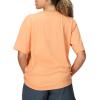 MARMOT Women’s MMW Short-Sleeve Tee Shirt – Screen Printed Graphic on Soft, Breathable, Eco-Friendly Cotton/Poly Blend(Fresh Apricot)
