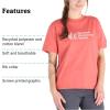 MARMOT Women’s MMW Short-Sleeve Tee Shirt – Screen Printed Graphic on Soft, Breathable, Eco-Friendly Cotton/Poly Blend(Grapefruit)