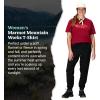 MARMOT Women’s MMW Short-Sleeve Tee Shirt – Screen Printed Graphic on Soft, Breathable, Eco-Friendly Cotton/Poly Blend(Red Mulberry)