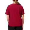MARMOT Women’s MMW Short-Sleeve Tee Shirt – Screen Printed Graphic on Soft, Breathable, Eco-Friendly Cotton/Poly Blend(Red Mulberry)