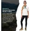 MARMOT Women’s MMW Short-Sleeve Tee Shirt – Screen Printed Graphic on Soft, Breathable, Eco-Friendly Cotton/Poly Blend(White/Olive Grove)