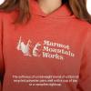 MARMOT Women’s Marmot for Life Hoody – Hooded Sweatshirt with Screen Printed Graphic, Double-Layer Hood and Kangaroo Pocket(Grapefruit)