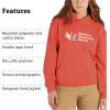 MARMOT Women’s Marmot for Life Hoody – Hooded Sweatshirt with Screen Printed Graphic, Double-Layer Hood and Kangaroo Pocket(Grapefruit)