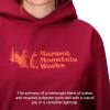 MARMOT Women’s Marmot for Life Hoody – Hooded Sweatshirt with Screen Printed Graphic, Double-Layer Hood and Kangaroo Pocket(Red Mulberry)