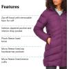 MARMOT Women’s Montreal Mid-thigh Length Down Puffer Coat(Purple Fig 2)