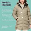 MARMOT Women’s Montreal Mid-thigh Length Down Puffer Coat(Vetiver)
