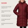 MARMOT Women’s Montreaux Full Length Down Puffer Coat(Acai Berry)