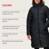 MARMOT Women’s Montreaux Full Length Down Puffer Coat(Black – Latest Collection)