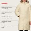 MARMOT Women’s Montreaux Full Length Down Puffer Coat(Papyrus)