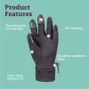 MARMOT Women’s Power Stretch Connect Cool-Weather Glove – Warm, All-Purpose Liner with Touchscreen Compatible Fingertips(Black)