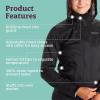 MARMOT Women’s PreCip Rain Jacket | Lightweight, Waterproof(Black)