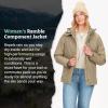 MARMOT Women’s Ramble 3-in-1 Component Jacket – Recycled Waterproof Shell with Hood and Removable Insulated Thermal R Liner(Vetiver – Latest Collection)