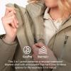 MARMOT Women’s Ramble 3-in-1 Component Jacket – Recycled Waterproof Shell with Hood and Removable Insulated Thermal R Liner(Vetiver – Latest Collection)