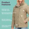 MARMOT Women’s Ramble 3-in-1 Component Jacket – Recycled Waterproof Shell with Hood and Removable Insulated Thermal R Liner(Vetiver)