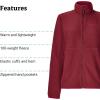 MARMOT Women’s Rocklin Full Zip Fleece Jacket(Acai Berry)