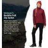 MARMOT Women’s Rocklin Full Zip Fleece Jacket(Acai Berry)