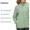 MARMOT Women’s Rocklin Full Zip Fleece Jacket(Agate Green)